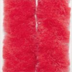 Synthetic chenille 14 red