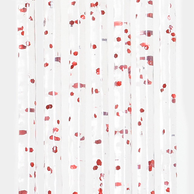 red glitter Begonia PVC curtain