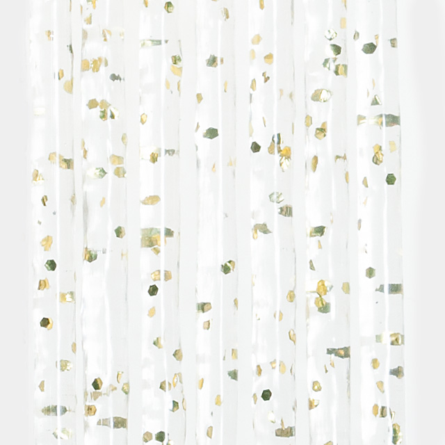 gold glitter Begonia PVC curtain