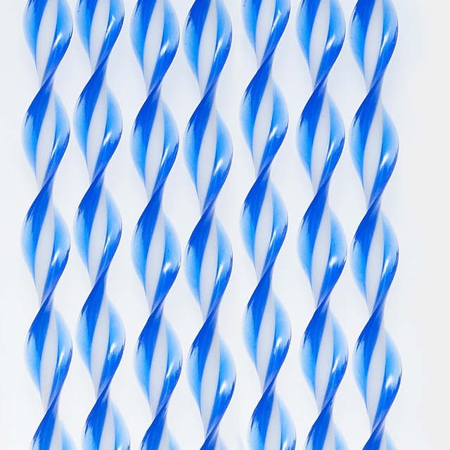 Camellia PVC curtain art 20 04 light blue