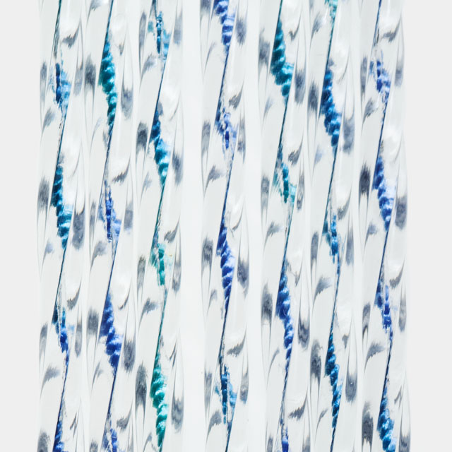 PVC curtain art. 61 Ibiza B3 green/blue
